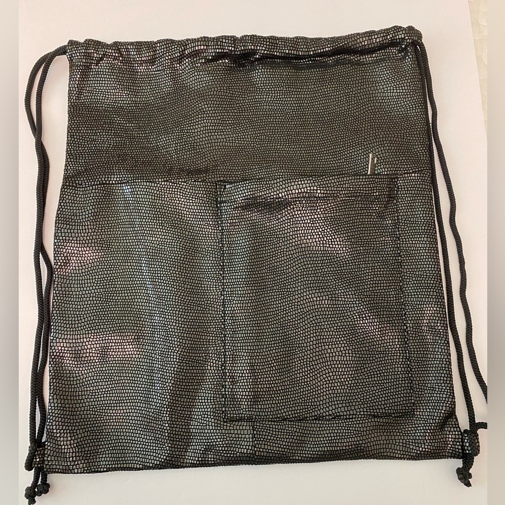 Latico Leather Backpack, Black Metallic